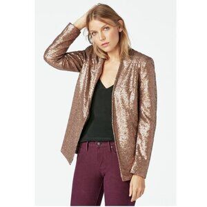 Justfab Rose gold Sequin Blazer